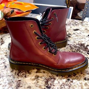 Red Dr. Martens Luana Boots